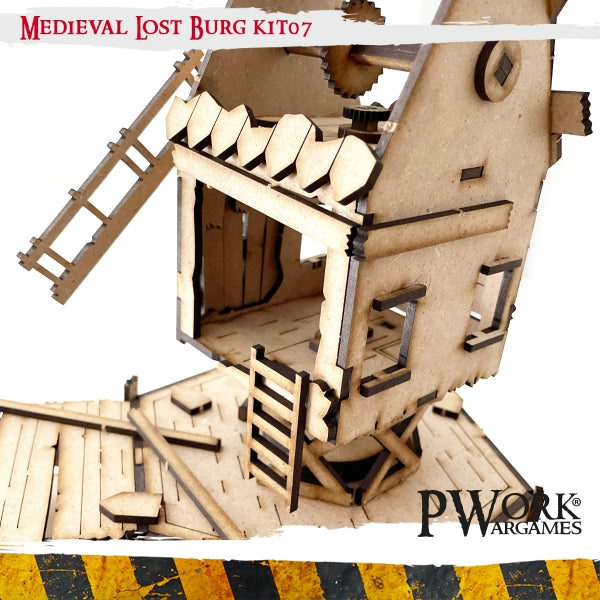PWork MDF Terrain - Medieval Lost Burg 07