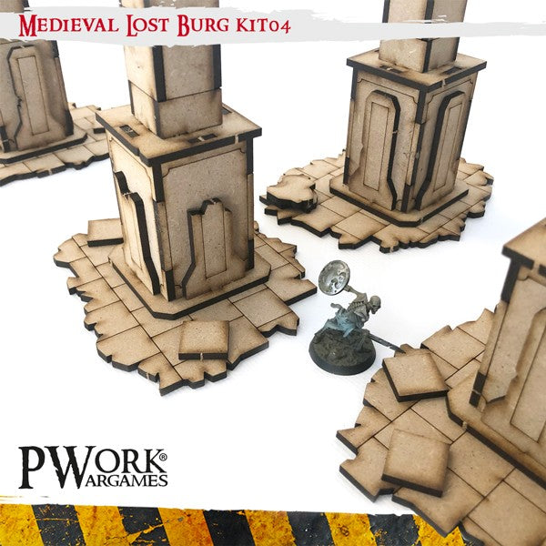 PWork MDF Terrain - Medieval Lost Burg 04