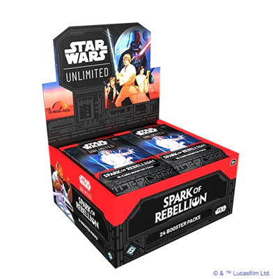 Star Wars: Unlimited Spark of Rebellion Booster Full Box