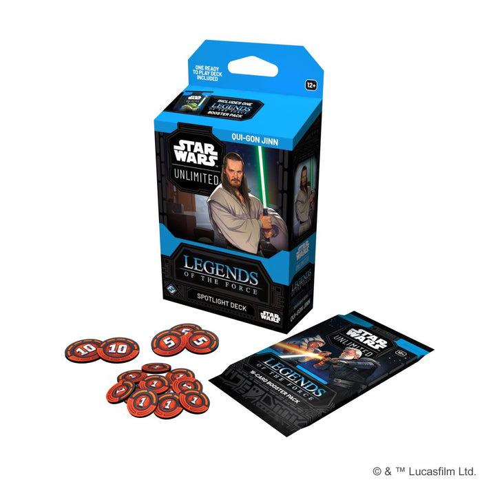 Star Wars Unlimited: Legends of the Force Spotlight Deck: Qui-Gon Jinn