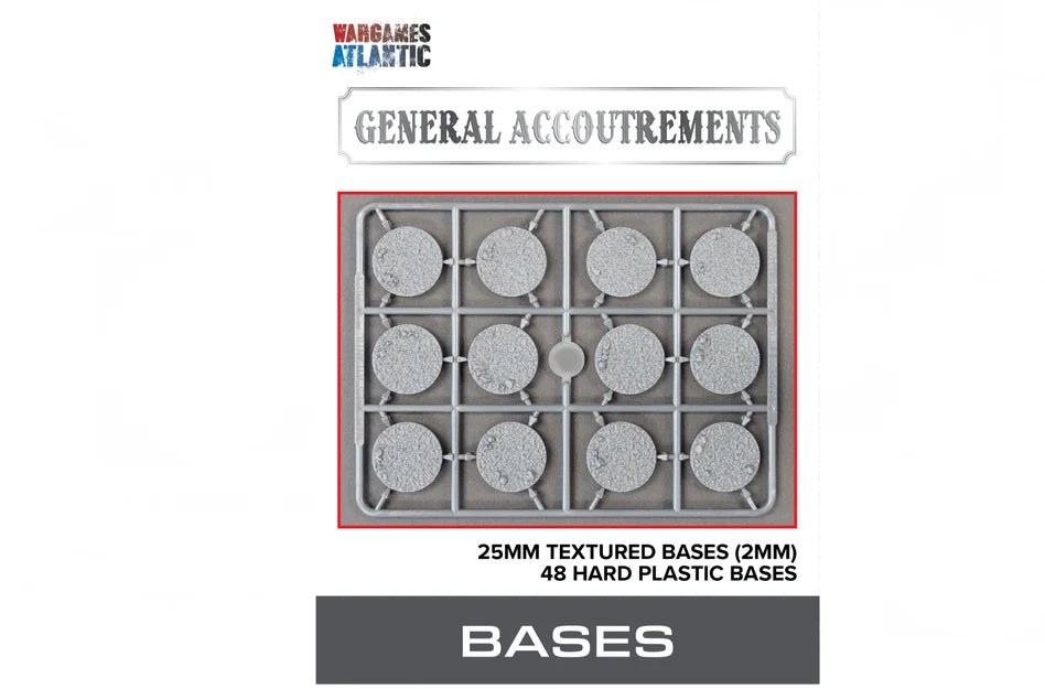25mm Texture Bases (2mm Bevel)