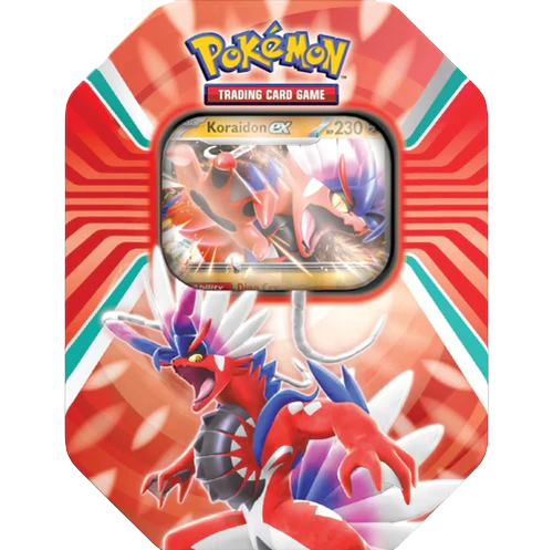 Pokémon TCG: Paldea Legends Tin (Koraidon/Miraidon)