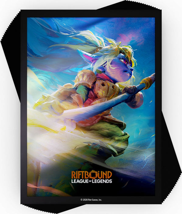 Riftbound: League of Legends TCG - Unleashed Art Sleeves 100 Pack - Poppy, Keeper of the Hammer