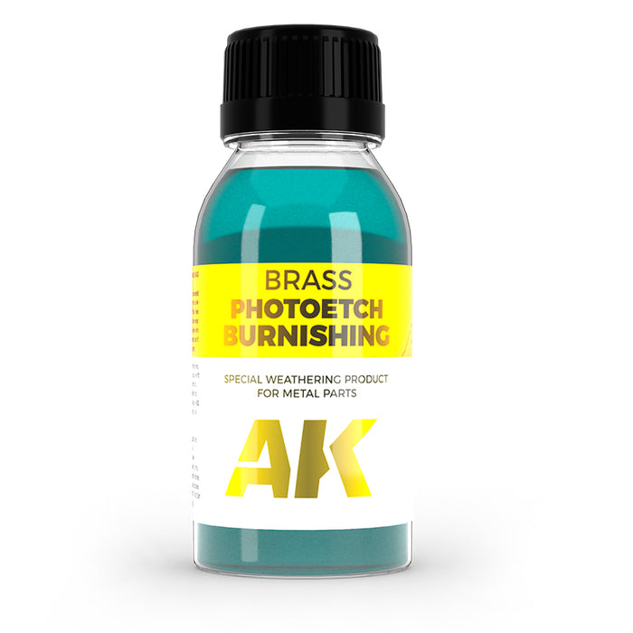 AK Interactive - Brass Photoetch Burnishing Fluid - (AK00174 AK Interactive - Brass Photoetch Burnishing Fluid - (AK00174