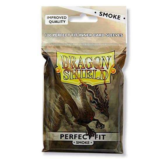 Dragon Shield Perfect Fit (Toploading) - Clear/Smoke (100 ct. in bag)