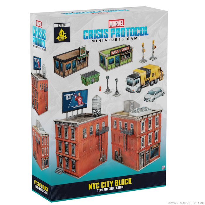 Marvel Crisis Protocol: NYC City Block Terrain Collection