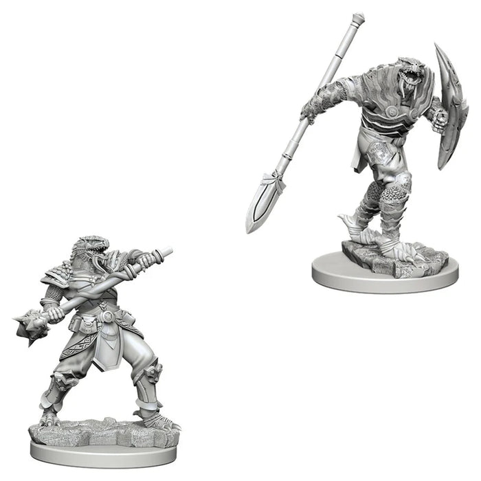 WizKids - D&D Nolzurs Marvelous Miniatures: Dragonborn Male Fighter with Spear