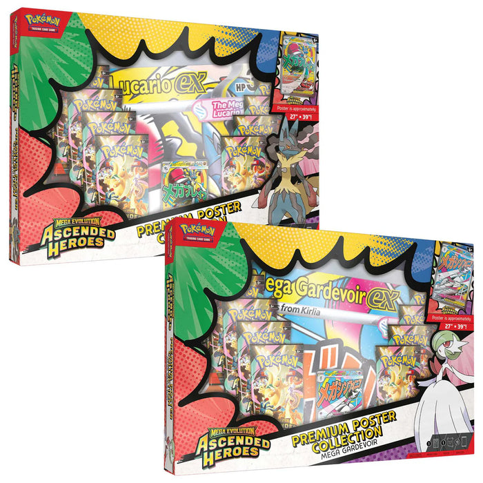 Pokemon TCG:  Mega Evolution Ascended Heroes  - Premium Poster Collection -  Assortment