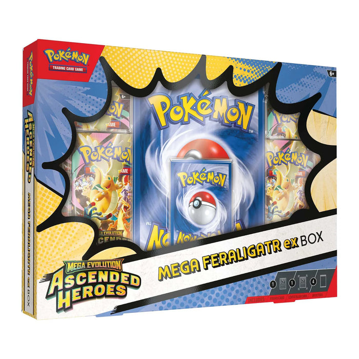 Pokemon TCG: Mega Evolutions Ascended Heroes: Mega Feraligatr ex Box