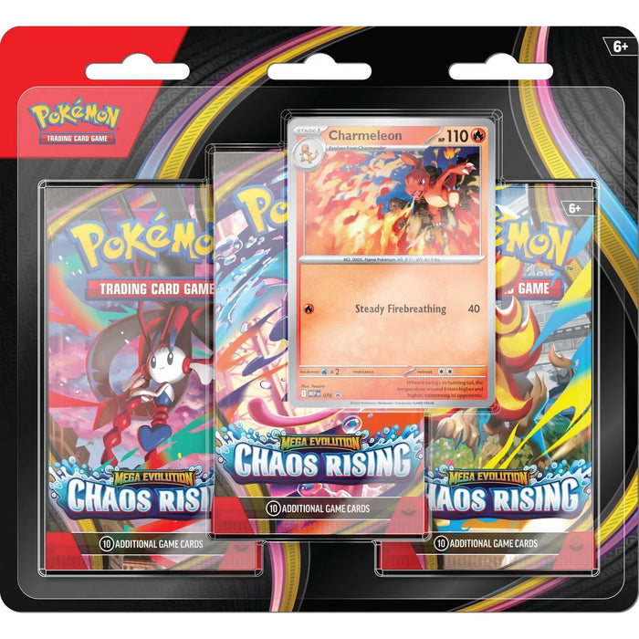 Pokémon TCG: Mega Evolution Chaos Rising - 3 Pack