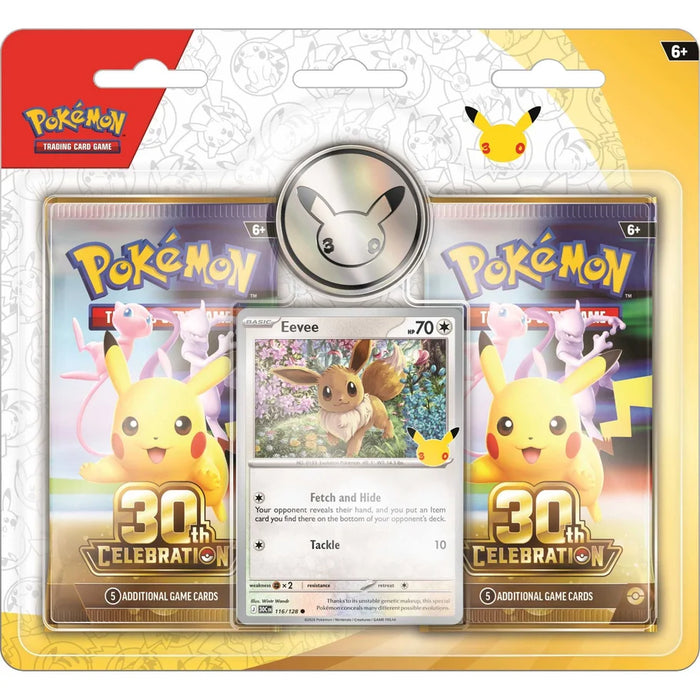 Pokemon TCG: 30th Celebration - 2-Pack Blisters