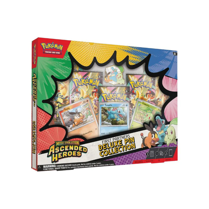 Pokémon TCG: Mega Evolution Ascended Heroes - First Partners Deluxe Pin Collection