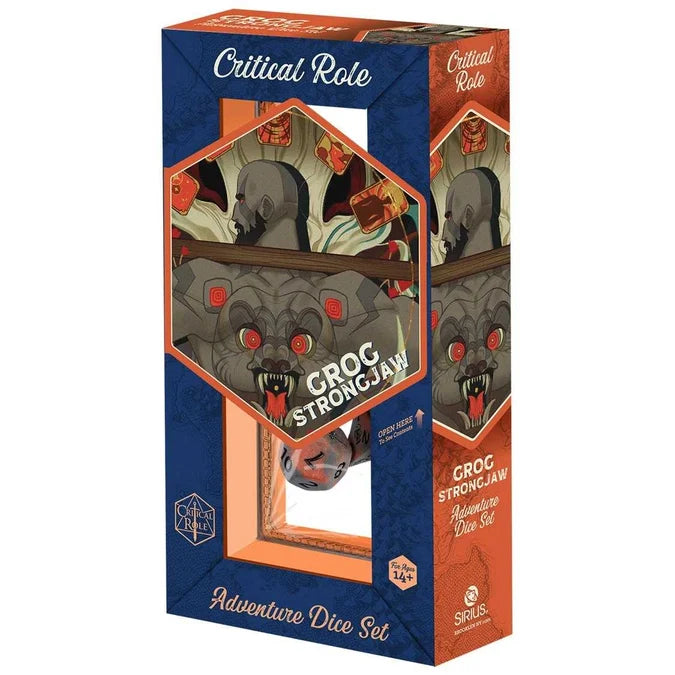 Critical Role: Vox Machina Adventure Dice - Grog Strongjaw