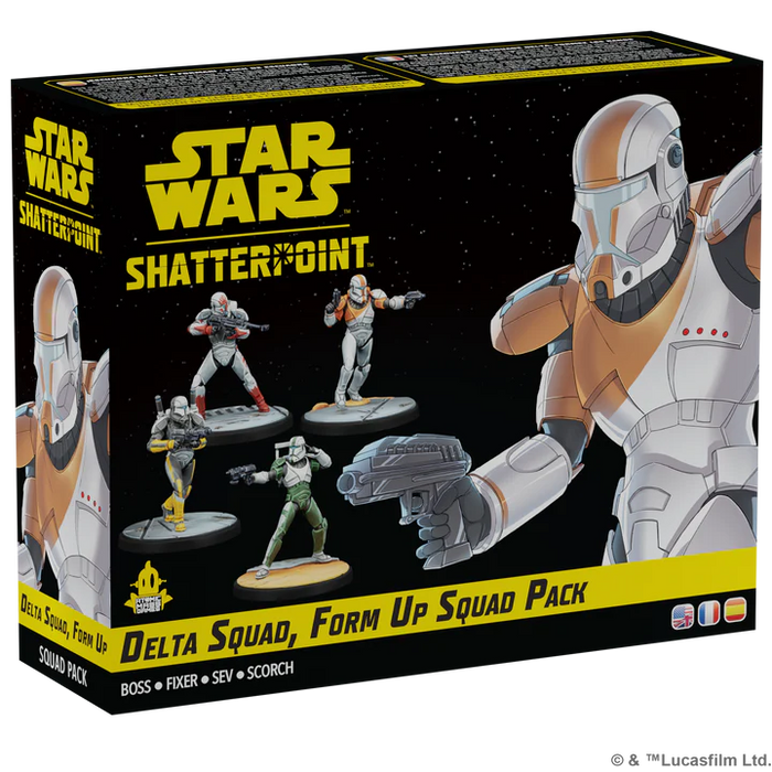 Star Wars Shatterpoint: Detla Squad Form Up Squad Pack