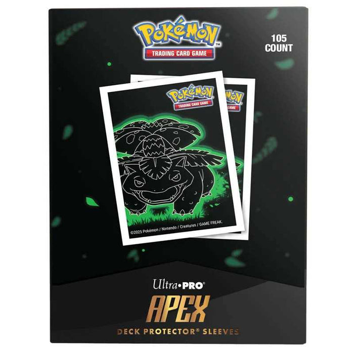 Pokémon Neon Kanto Apex Deck Protector Sleeves - Venusaur