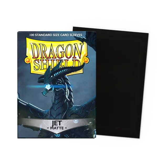 Dragon Shield Matte - Jet (100 ct. in box)