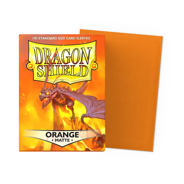 Dragon Shield Matte - Orange (100 ct. in box)