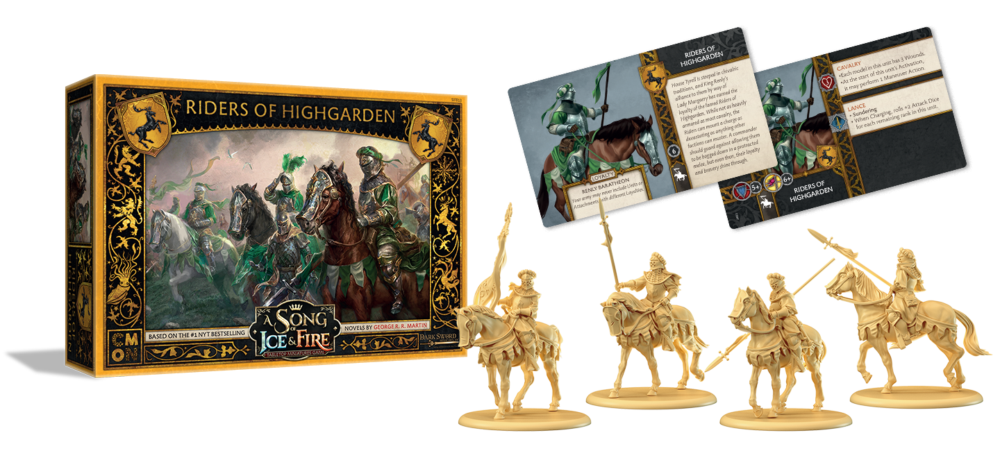 A Song of Ice & Fire: Tabletop Miniatures Game - Riders of Highgarden