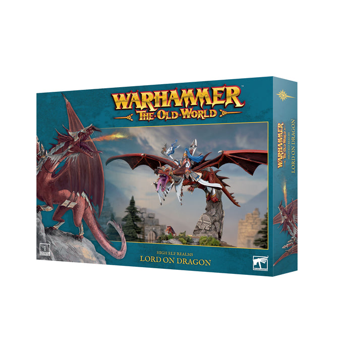 Warhammer The Old World: High Elf Realms Lord On Dragon