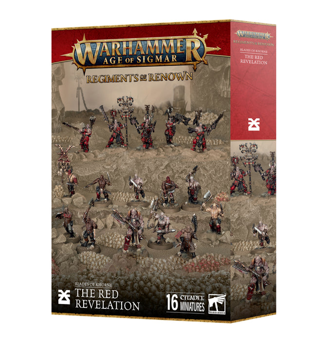 Age of Sigmar: Regiments of Renown: Blades of Khorne The Red Revelation