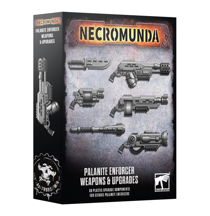 Necromunda: Palantine Enforcers Weapons and Upgrades