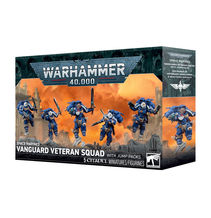 Space Marines: Vanguard Veterans Squad with Jump Packs