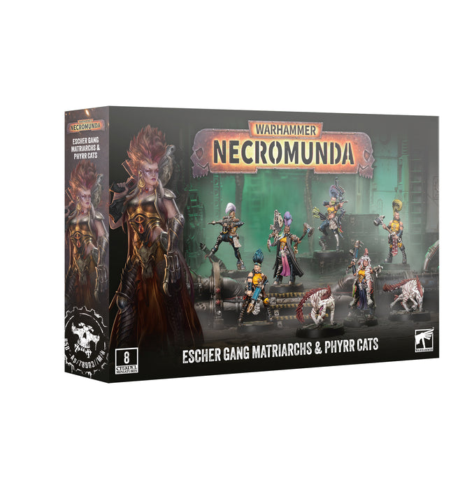Necromunda: Escher Gang Matriachs and Phyrr Cats