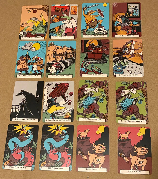 Quar Clash of Rhyfles: Tarot-Styled Activation Cards