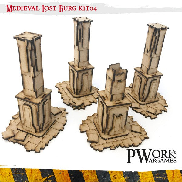 PWork MDF Terrain - Medieval Lost Burg 04