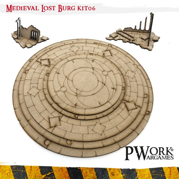 PWork MDF Terrain - Medieval Lost Burg 06