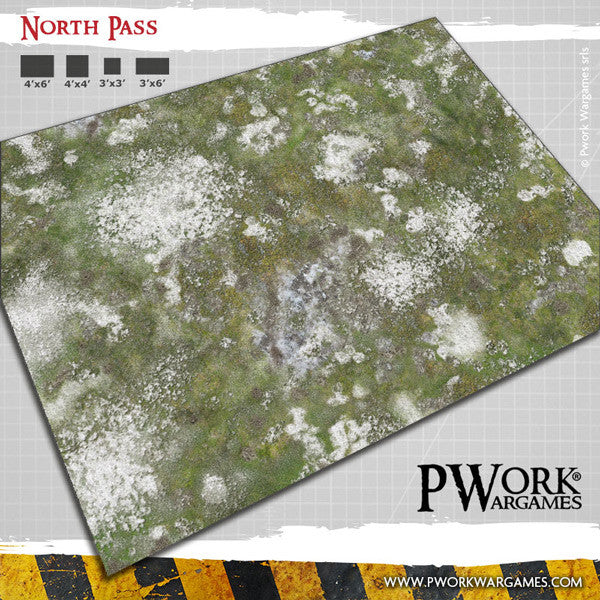 PWork Neoprene Terrain Mat - North Pass 44x60"