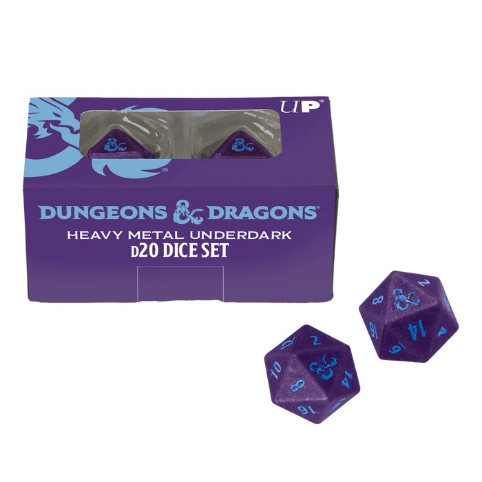 Phandelver and Below: The Shattered Obelisk Underdark Heavy Metal D20 Dice Set