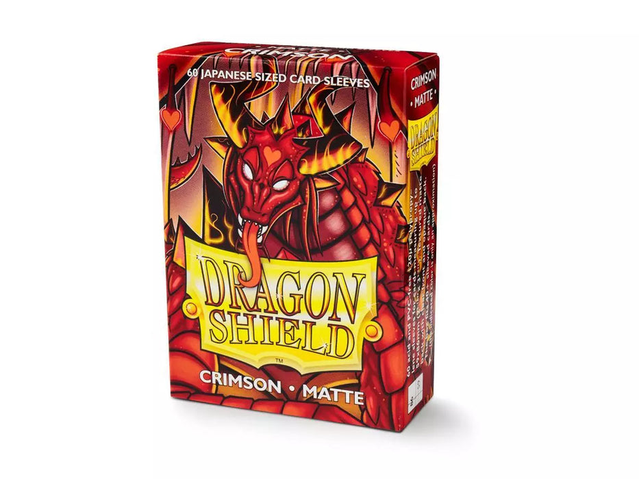 Dragon Shield Matte - Japanese Size - Crimson (60 ct. in box)