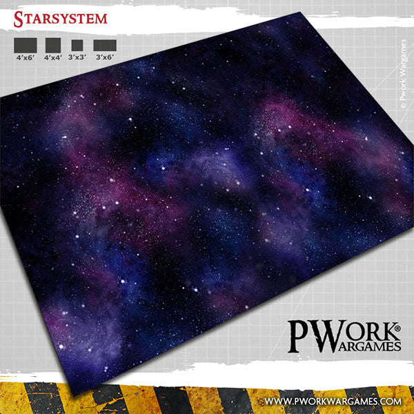 PWork Neoprene Terrain Mat - Star System 44x60"