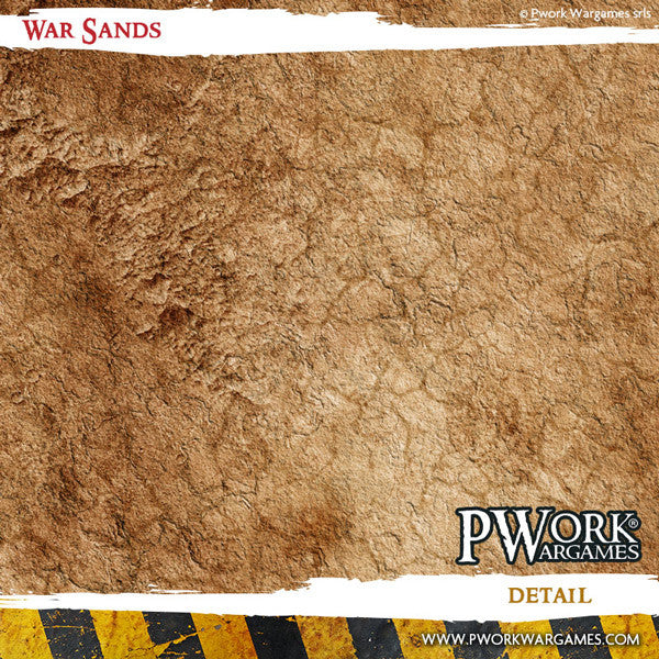 PWork Neoprene Terrain Mat - War Sands 44x60"