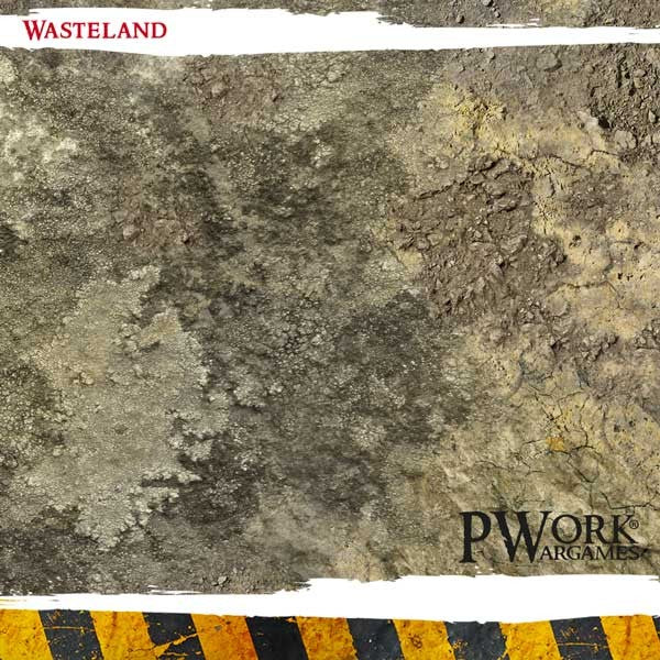 PWork Neoprene Terrain Mat - Wasteland 44x30"