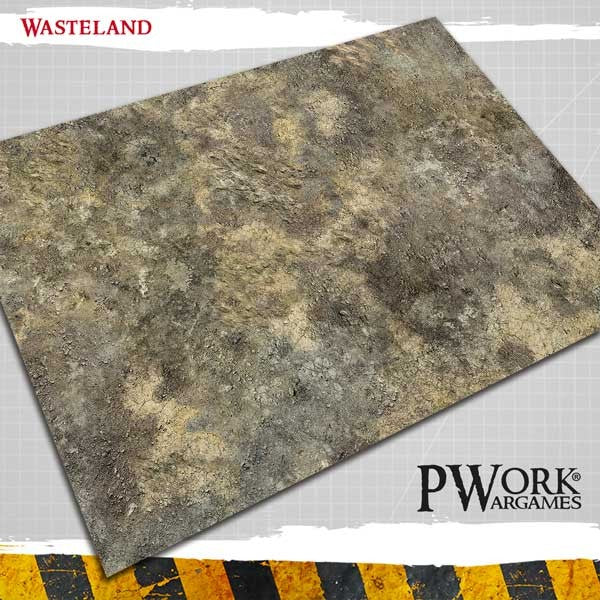 PWork Neoprene Terrain Mat - Wasteland 44x30"