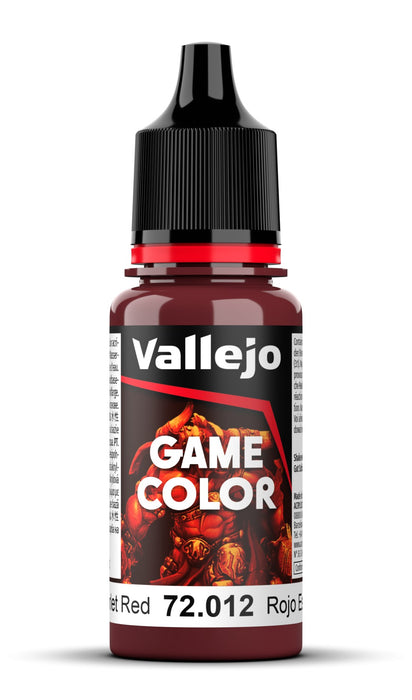 Vallejo Game Color: Scarlet Red (18ml)
