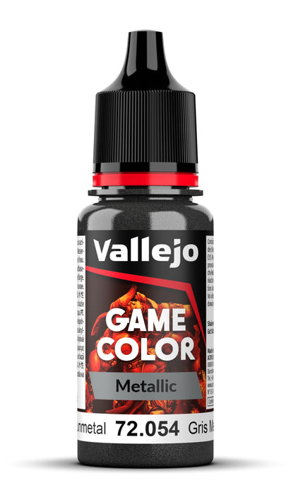 Vallejo Game Metallic: Dark Gunmetal (18ml)