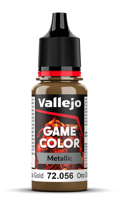 Vallejo Game Metallic: Glorious Gold (18ml)