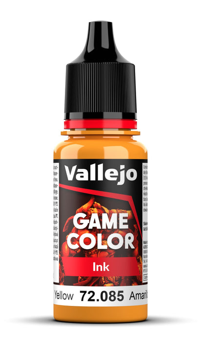 Vallejo Game Ink: Yellow (18ml)