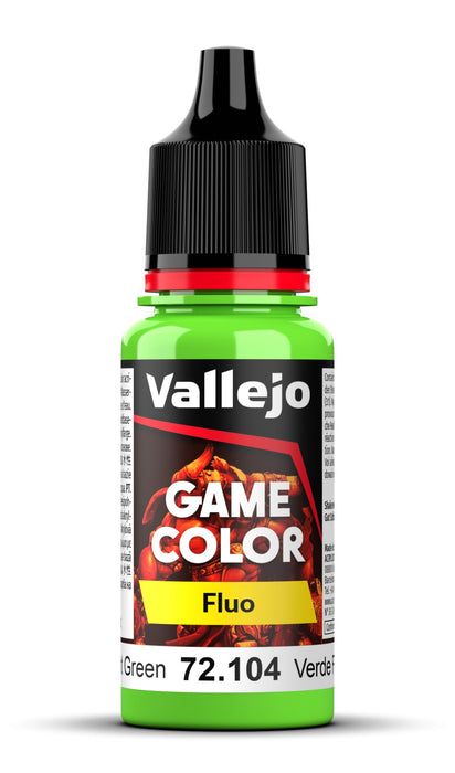 Vallejo Game Fluo: Fluorescent Green (18ml)