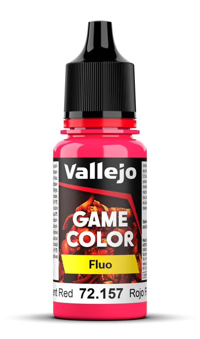 Vallejo Game Fluo: Fluorescent Red (18ml)
