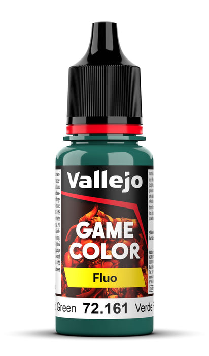 Vallejo Game Fluo: Fluorescent Cold Green  (18ml)