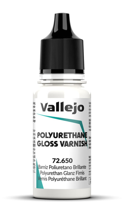 Vallejo Game Auxiliary: Polyurethane Gloss Varnish (18ml)