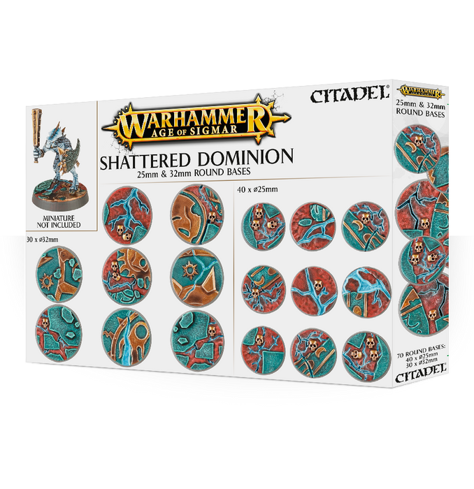 games workshop aos shattered dominion 25  32mm round