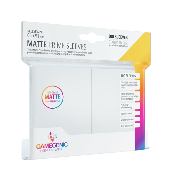 Matte Prime Sleeves - White (100)