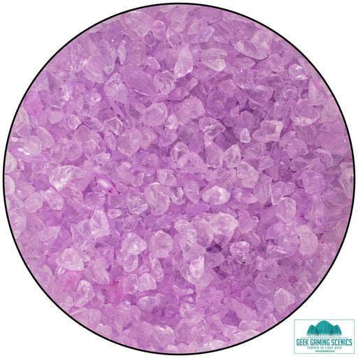 Glass Nuggets 2-4 mm lilac (400 g)-Geek Gaming