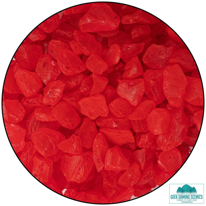 Glass Shards 4-10 mm red (400 g)-Geek Gaming