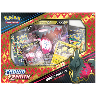 Pokémon TCG: Crown Zenith Collection – Regieleki V / Regidrago V Collection Box